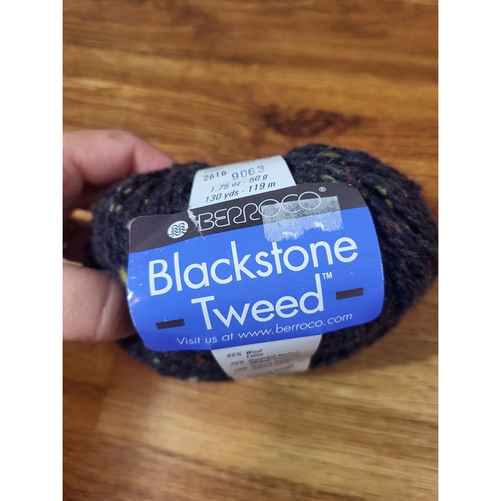 Berroco Blackstone Tweed Wool Mohair Angora Brown 1 Ball # 2616